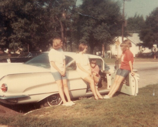 Varsity Cheerleaders Summer 1966 Practice