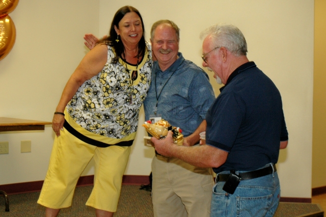 Pati Hays Richardson, Charlie DeBerry & Bruce Donigan:  Chicken Award